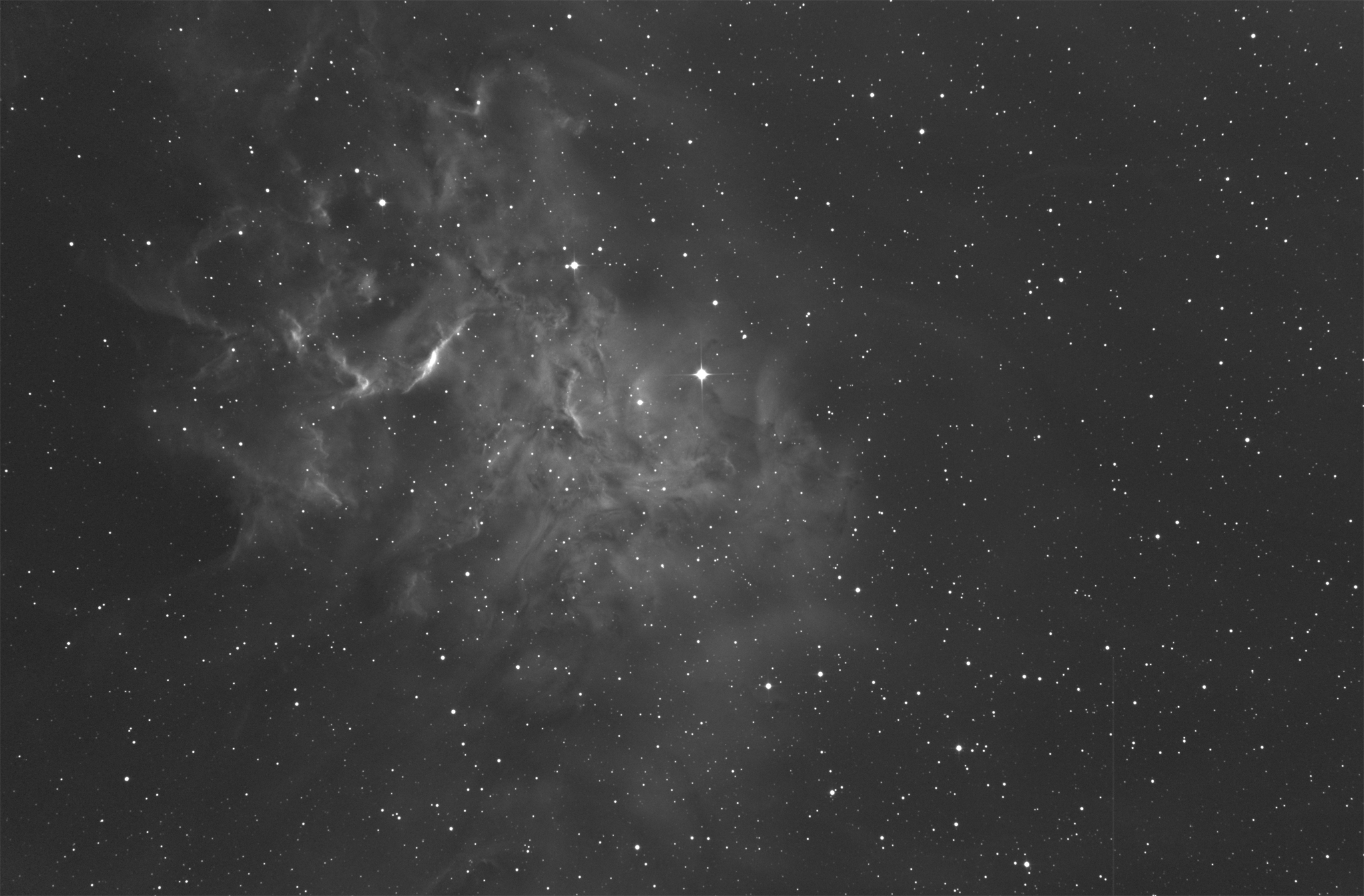 Flaming Star Nebula