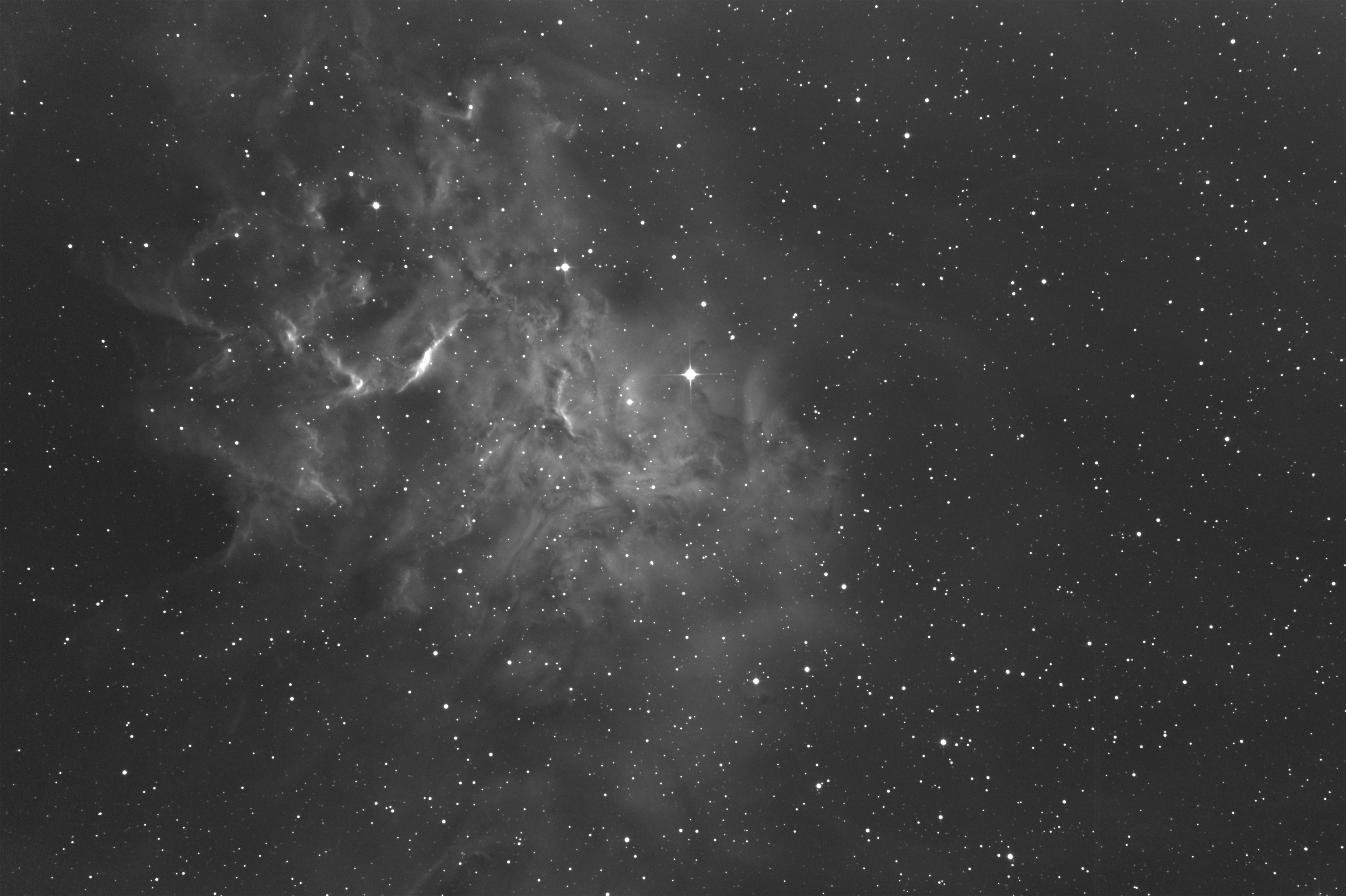 Flaming Star Nebula